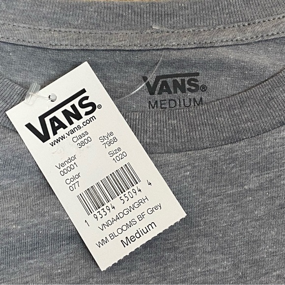 Vans Blooms BF Short Sleeve Tee Size Medium - Picture 8 of 8
